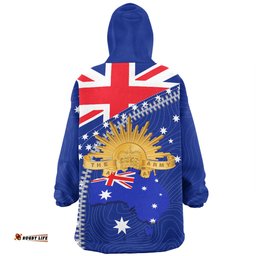 Australia Snug Hoodie - Anzac Day Lest We Forget Australia Flag