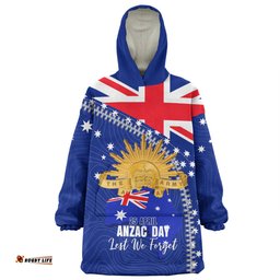 Australia Snug Hoodie - Anzac Day Lest We Forget Australia Flag