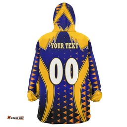 cowboys rugby snug hoodie custom bull rugby cup final series champions sport style personalised player and number oodie blanket
