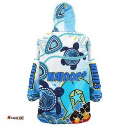 blues rugby snug hoodie custom blues rugby naidoc week and aboriginal culture oodie blanket