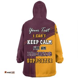 Brisbane Broncos Snug Hoodie Custom Team Of Us Die Hard Fan Supporters