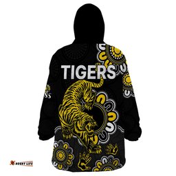 afl richmond tigers 1885 aboriginal wearable blanket hoodie