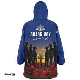 Australia Snug Hoodie - Anzac Day Keeping The Spirit Alive With Australia Flag