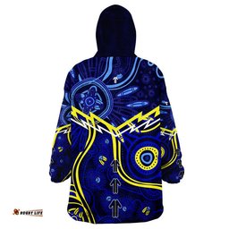 cowboys rugby wearable blanket hoodie aboriginal jersey