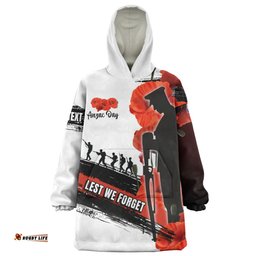 Australia Snug Hoodie - Custom Anzac Day Special Style ( Ver 2 )