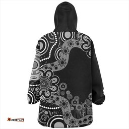 Australia Snug Hoodie Aboriginal Indigenous Dot Painting