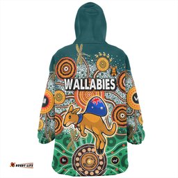 Australia Aboriginal Custom Snug Hoodie - Dragonfly Flies Into Beehive And Snake Circle 2 Snug Hoodie