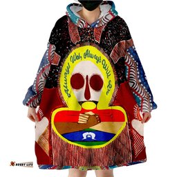 aboriginal and torres strait islander naidoc style wearable blanket hoodie