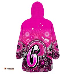 sydney sixers wearable blanket hoodie aboriginal australia cricket champion