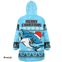 Cronulla-Sutherland Sharks Christmas Custom Snug Hoodie - Special Ugly Christmas Snug Hoodie