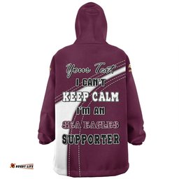 Manly Warringah Sea Eagles Snug Hoodie Custom Team Of Us Die Hard Fan Supporters