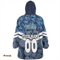 Cockroach Sport Snug Hoodie - Tropical Patterns And Dot Painting Eat Sleep Repeat