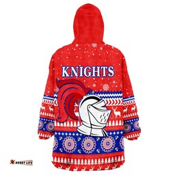 knights christmas newcastle wearable blanket hoodie