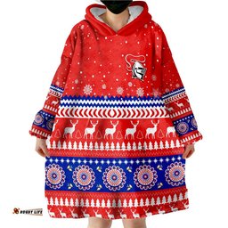 knights christmas newcastle wearable blanket hoodie