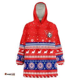 knights christmas newcastle wearable blanket hoodie