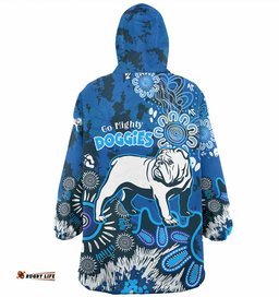 australia city of canterbury bankstown custom wearable blanket hoodie go mighty doggies wearable blanket hoodie