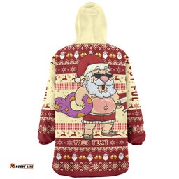 Australia Christmas Custom Snug Hoodie - Aussie Christmas Santa Summer Vibes Snug Hoodie