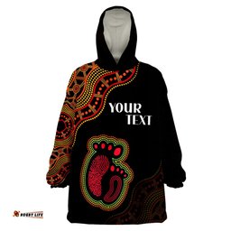 custom personalised australia mother day aboriginal the greatest mom wearable blanket hoodie