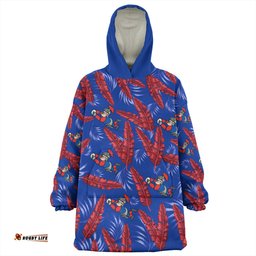 Newcastle Knights Custom Snug Hoodie - Tropical Patterns Knights Snug Hoodie