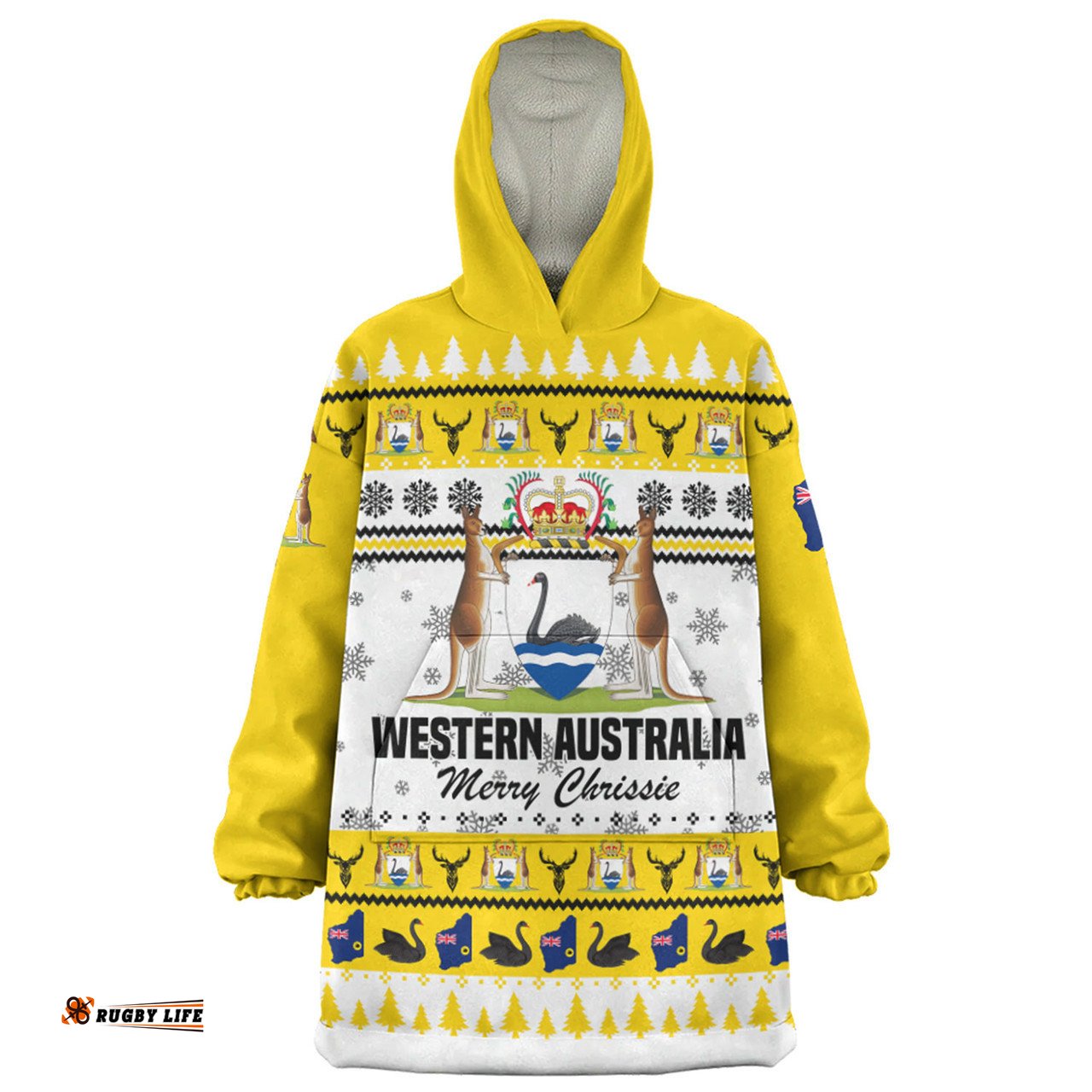 Western Australia Christmas Snug Hoodie - Merry Chrissie Snug Hoodie