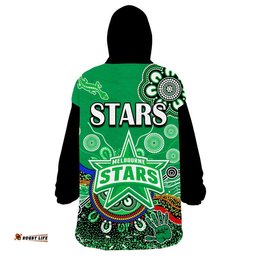 melbourne stars wearable blanket hoodie cricket indigenous aboriginal lizard version
