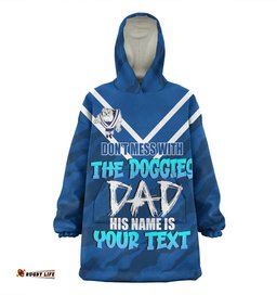 Canterbury-Bankstown Bulldogs Father's Day Snug Hoodie - Screaming Dad and Crazy Fan