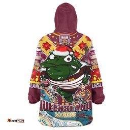 Cane Toads Christmas Snug Hoodie - Custom Cane Toads Super Cane Toad In Culture Oodie Blanket