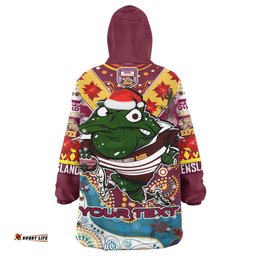 Cane Toads Christmas Snug Hoodie - Custom Cane Toads Super Cane Toad In Culture Oodie Blanket