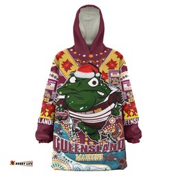 Cane Toads Christmas Snug Hoodie - Custom Cane Toads Super Cane Toad In Culture Oodie Blanket