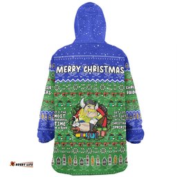 Canberra Raiders Christmas Custom Snug Hoodie - Chrissie Spirit Snug Hoodie