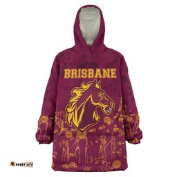 Brisbane Broncos Snug Hoodie - Custom Broncos Life Oodie