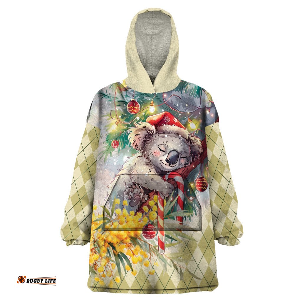 have a koala ty christmas in july wearable blanket hoodie
