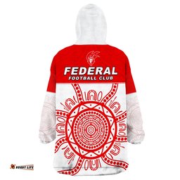 custom personalised federal demons football indigenous impressive wearable blanket hoodie