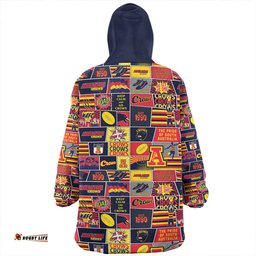 Adelaide Crows Legacy Of The Pride Comic Style Wearable Blanket Hoodie Aussie Oodie
