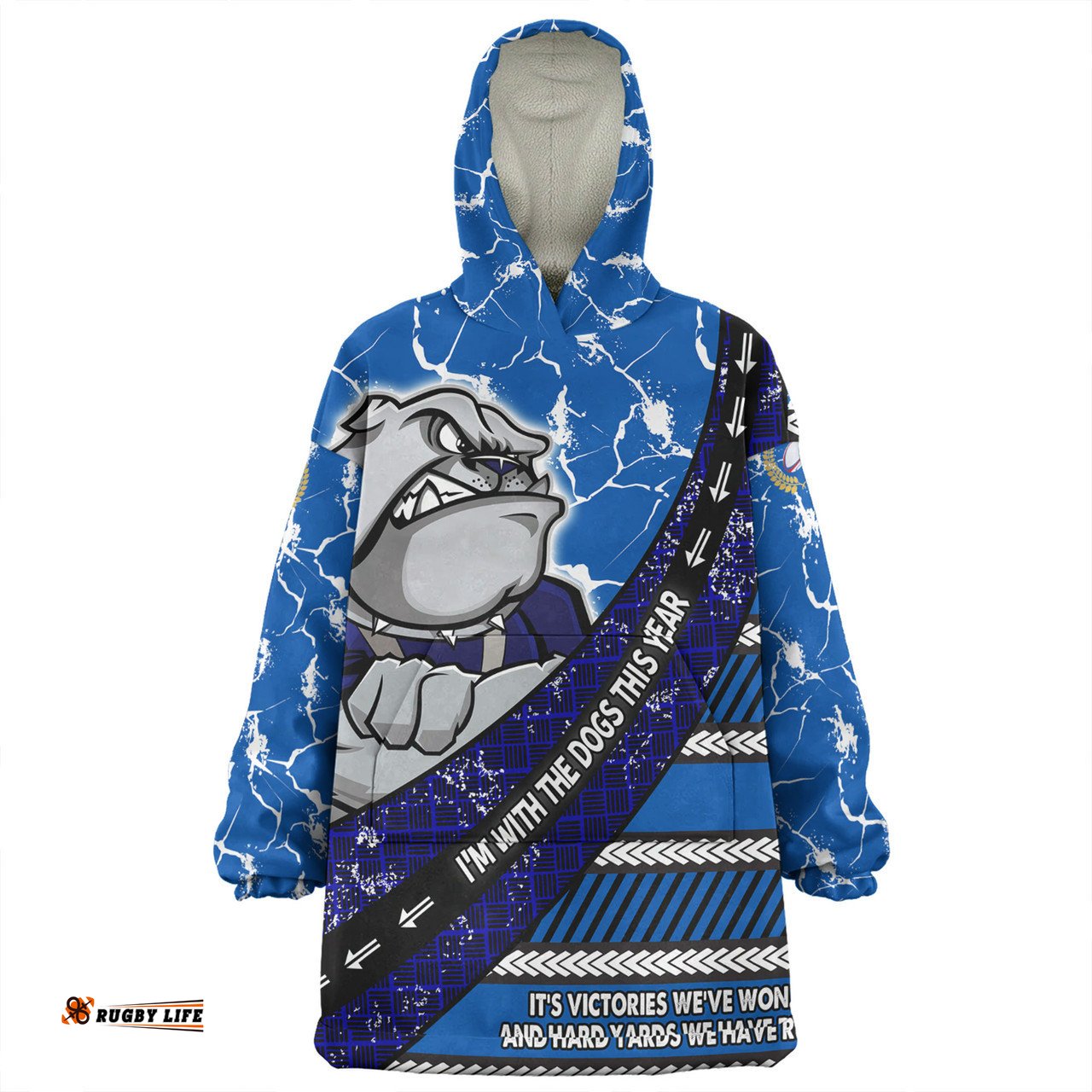 Canterbury-Bankstown Bulldogs Snug Hoodie - Theme Song For Rugby With Sporty Style