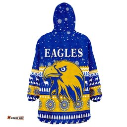 eagles christmas indigenous west coast wearable blanket hoodie