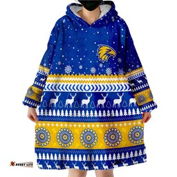 eagles christmas indigenous west coast wearable blanket hoodie