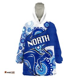 australian football league north wearable blanket hoodie