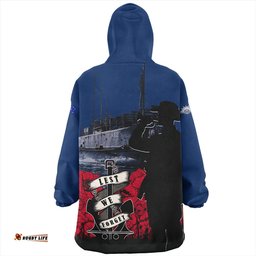 Australia Anzac Day Lest We Forget Royal Australian Navy Wearable Blanket Hoodie Aussie Oodie