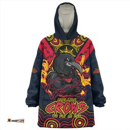 Adelaide Crows Ripped Legacy of the Game Wearable Blanket Hoodie Aussie Oodie