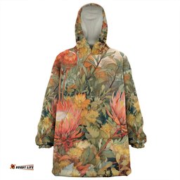 Australia Waratah Australian Waratahs Wearable Blanket Hoodie Aussie Oodie
