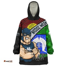 Carlton NAIDOC Week Pride Edition Wearable Blanket Hoodie Aussie Oodie