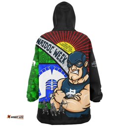 Carlton NAIDOC Week Pride Edition Wearable Blanket Hoodie Aussie Oodie