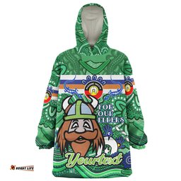 Canberra Raiders Naidoc Week Custom For Our Elders Home Jersey Wearable Blanket Hoodie Aussie Oodie