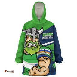 Canberra Raiders Defend The Pride Wearable Blanket Hoodie Aussie Oodie