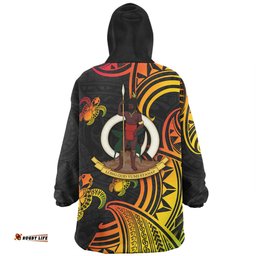 Australia South Sea Islanders Vanuatu Polynesian Reggae Tentacle Turtle Wearable Blanket Hoodie Aussie Oodie
