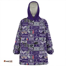Fremantle Legacy Of The Pride Comic Style Wearable Blanket Hoodie Aussie Oodie