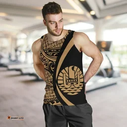 Tahiti Polynesian Men's Tank Top 04 - J4