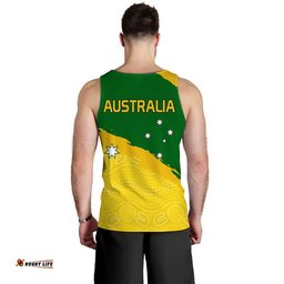 Australia Soccer Men Tank Top World Cup Football Matildas Female Socceroos