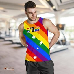 Men Tank Top - G Day Mens Tank Lgbt Color